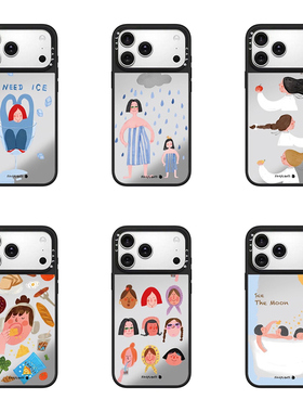 CALG治愈瞬间EGGPLANTS适用苹果手机壳iphone12 13 14 15 16 17promax新款外壳高级感小众磁吸2025网红爆款