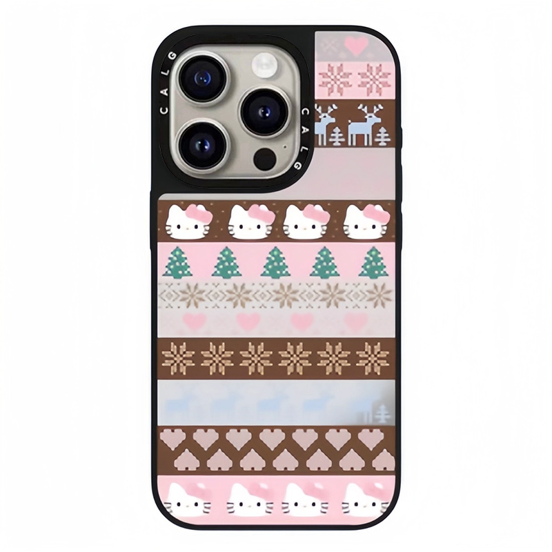 CALG圣诞节凯蒂猫小鹿适用苹果手机壳iphone13 14 15 16 17promax新款外壳高级感小众磁吸2025网红爆款