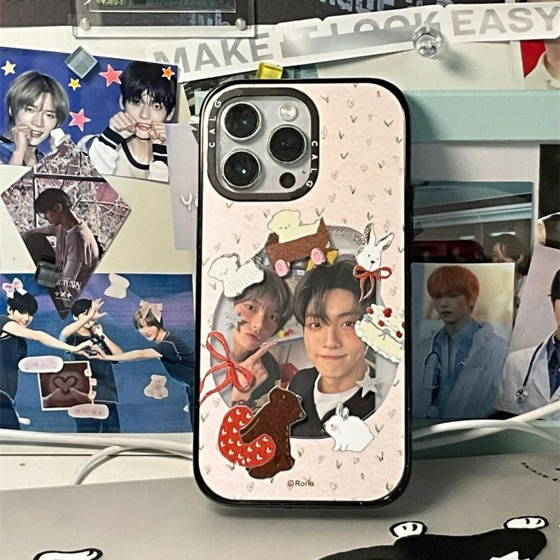 CALG甜心可爱动物适用苹果手机壳iphone11 12 13 14 15 16 17promax新款外壳高级感小众磁吸2025网红爆款