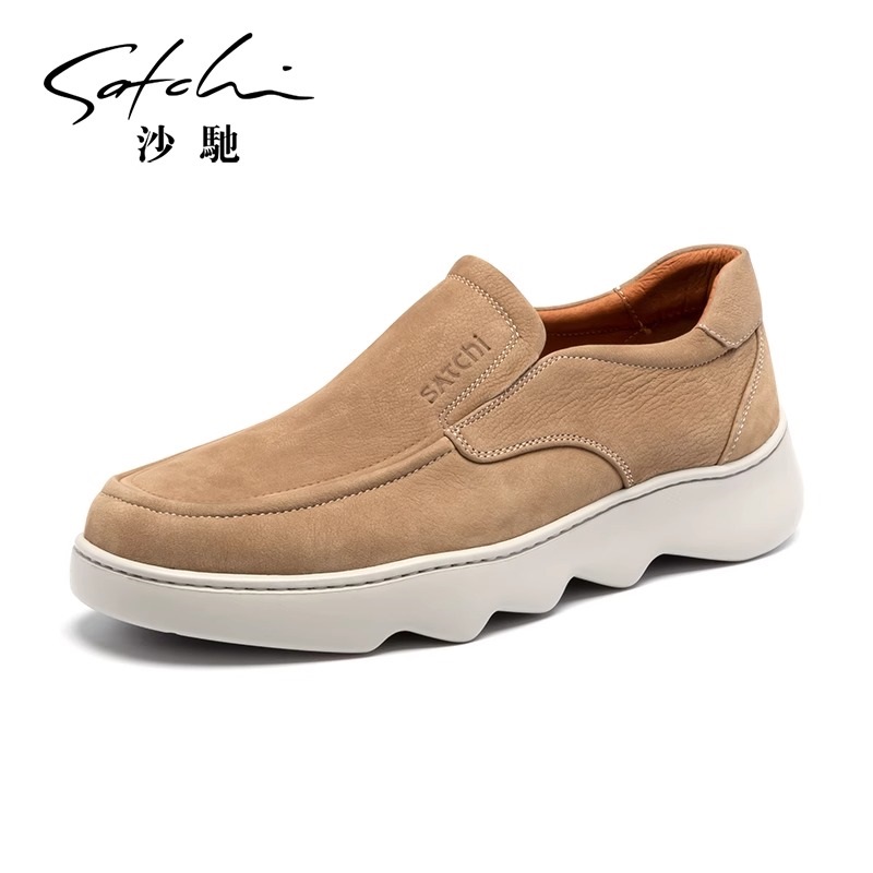 沙驰乐福鞋休闲磨砂皮