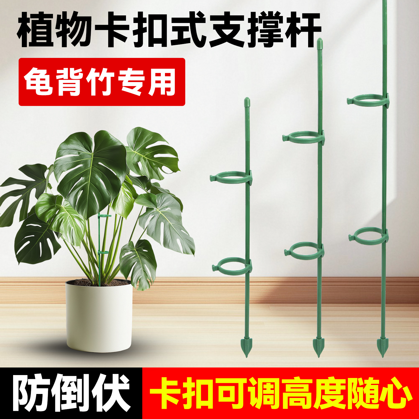 龟背竹专用支撑杆花架
