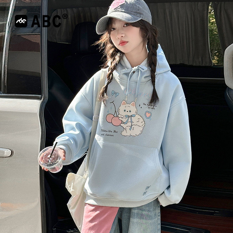 ABC女童休闲卫衣2026新款