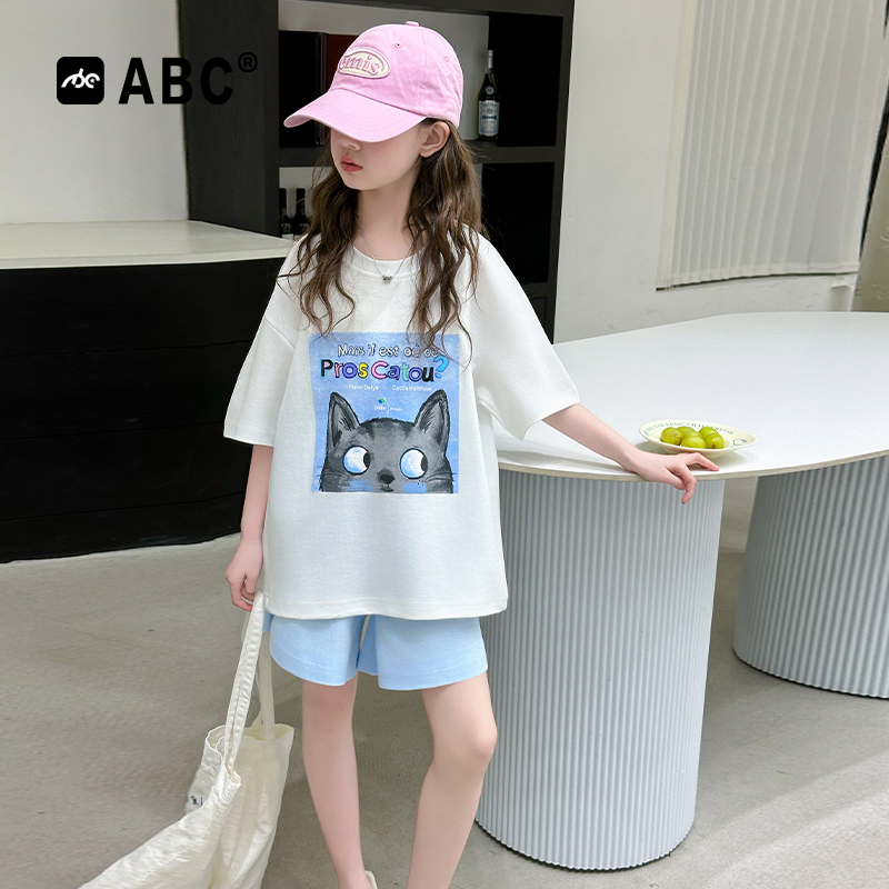 女童夏季套装2025新款