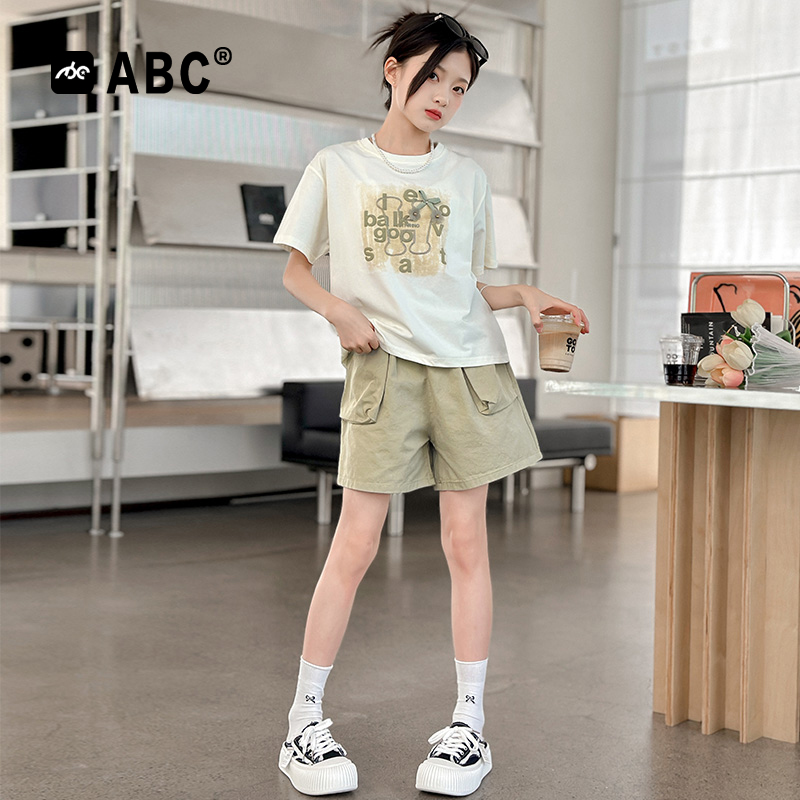 女童夏季套装2025新款