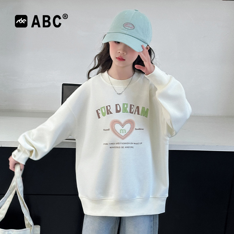ABC女童春季上衣2026新款