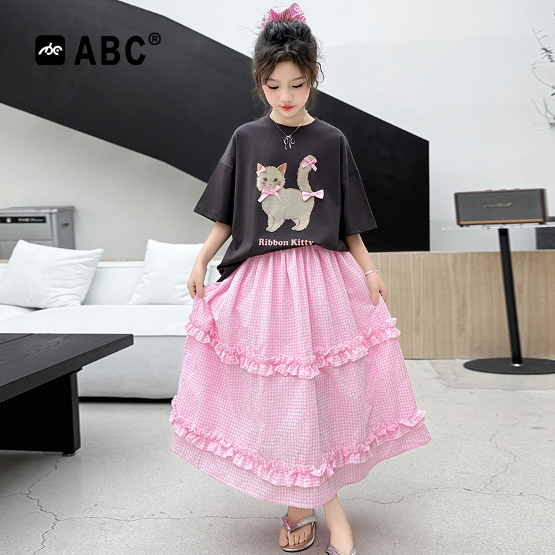 女童夏季套装2025新款