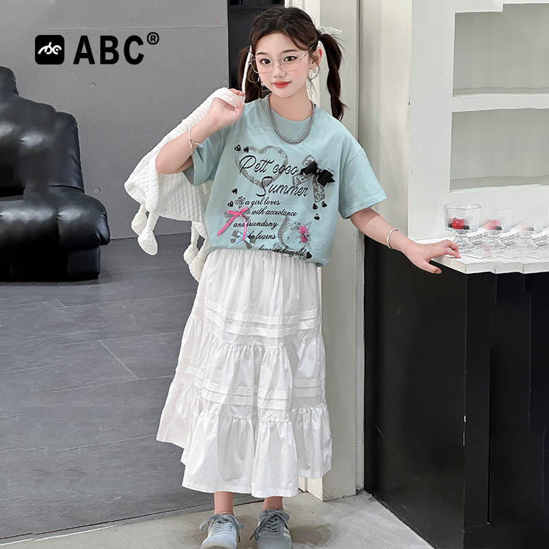 女童夏季套装2025新款