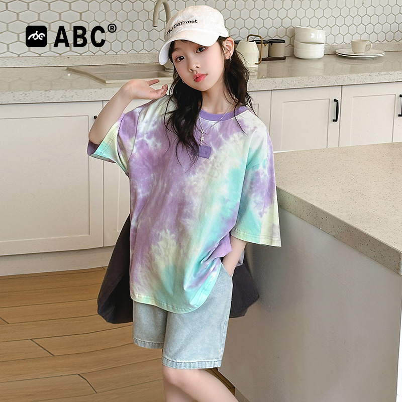 ABC品牌童装女童套装夏款