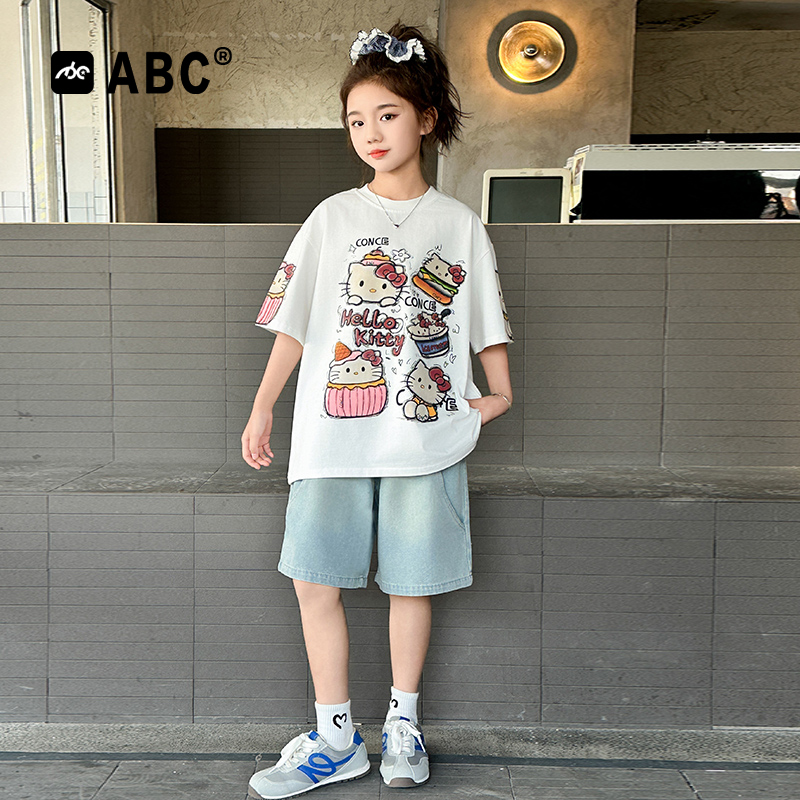 女童夏季套装2025新款