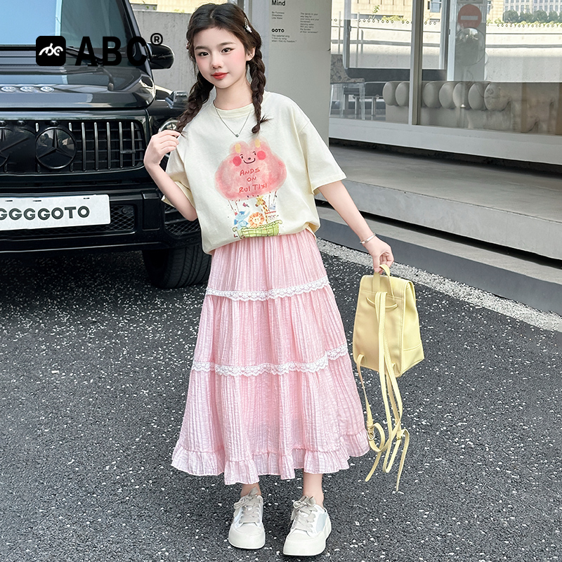 女童夏季套装2025新款