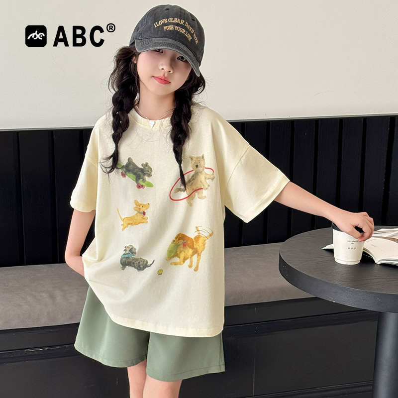 女童夏季套装2025新款