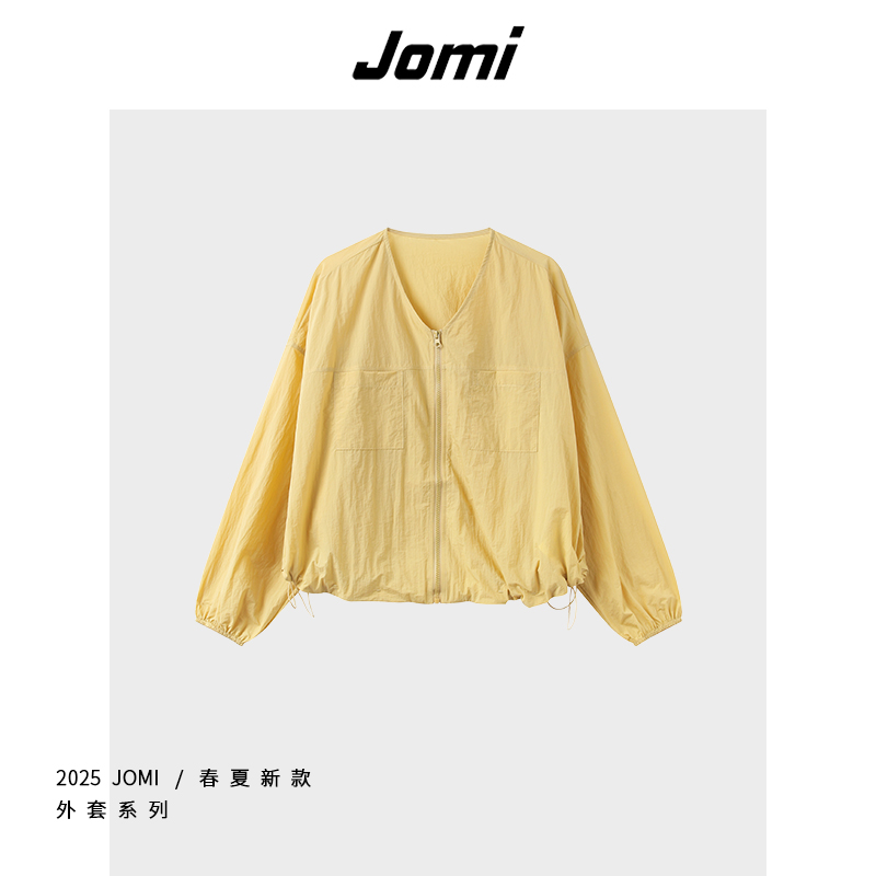 JOMI夏季纯色休闲百搭上衣外套JDK95017