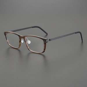 高端手工牛角眼镜林德伯格同款系列眼镜高端商务款1819眼镜架超轻