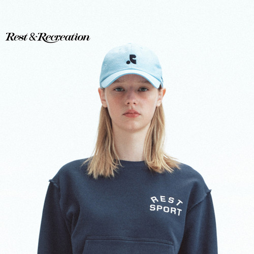 RR刺绣logo格纹薄款棒球帽