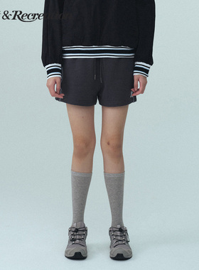RestandRecreation官方撞色抽绳夏装短裤2025款RR男女同款运动裤