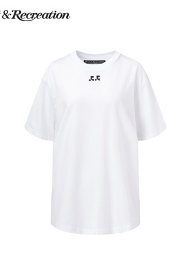 RestandRecreationlogo官方印花短袖T恤2025新款RR宽松休闲上衣夏