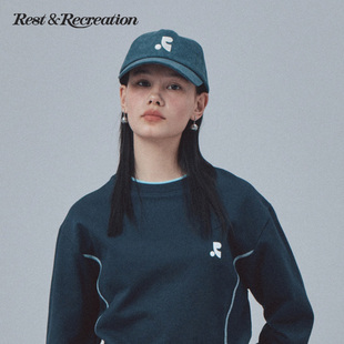 RR复古刺绣logo棒球帽 RestandRecreation2026新款 明星同款