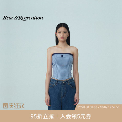 RestandRecreation辣妹抹胸背心