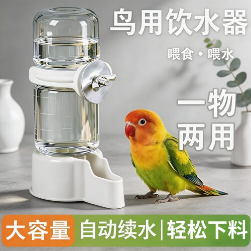 鹦鹉自动饮水器鸟喂食器
