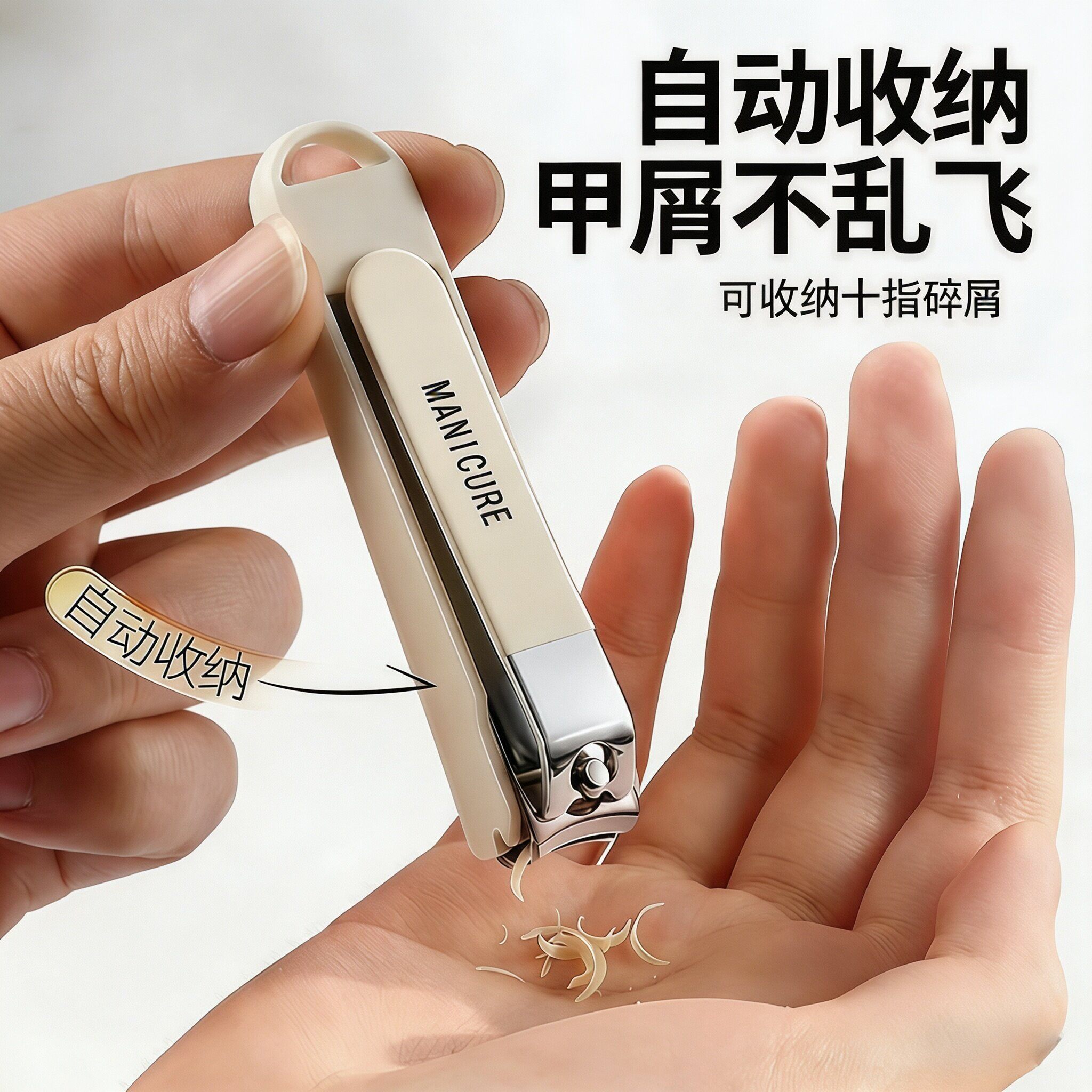 防飞溅指甲剪神器家用大号