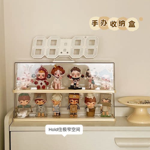 盲盒展示架收纳透明防尘