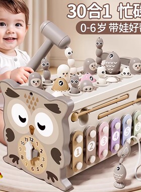 德国婴儿益智玩具儿童早教婴幼儿早教玩具男女孩多功能六面体玩具