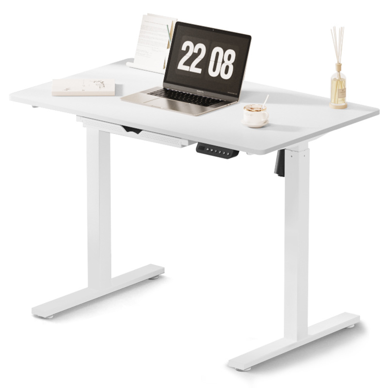 泽维尔1米带抽屉电动升降桌子站立式智能升降书桌升降办公桌升降