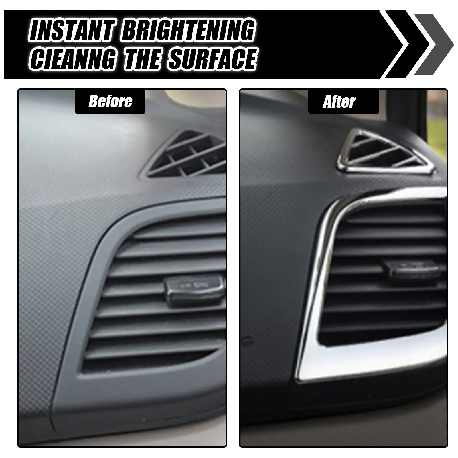 rayhong汽车塑料件翻新剂 仪表台上光去污清洁内饰打蜡表板蜡养护