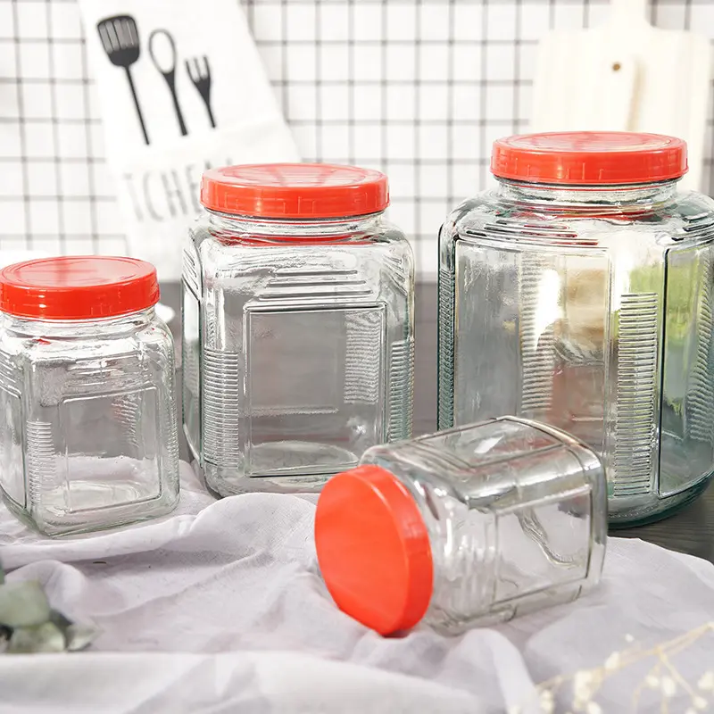 密封玻璃罐子储物瓶食品泡酒泡菜坛茶叶空收纳盒储存带盖