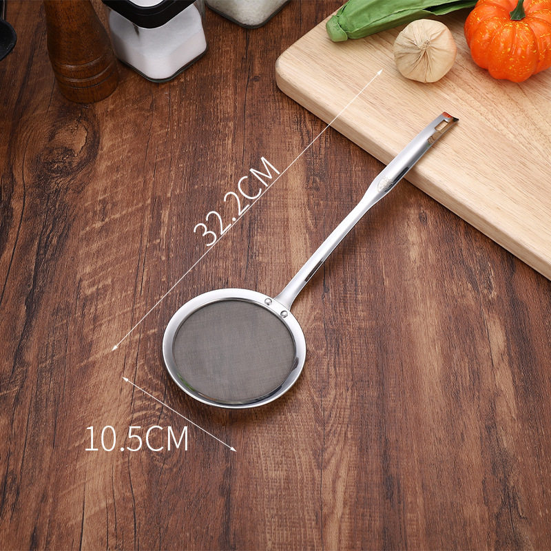 304不锈钢油格漏勺宝宝辅食果汁豆浆过滤网漏隔油勺面粉过滤网筛