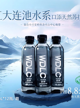 五大连池水系天然苏打水弱碱性水高颜值小瓶商务矿物质饮用水整箱