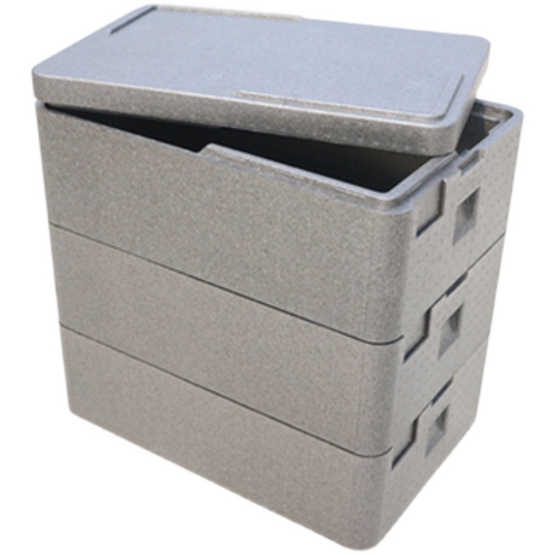 多层epp保温箱烘焙烤盘分层叠加泡H沫箱甜品早餐包子蛋糕配送箱