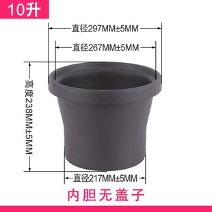 万宇10L升紫砂锅红陶电沙锅超大容量煮I粥汤煲电炖锅内胆盖子配件