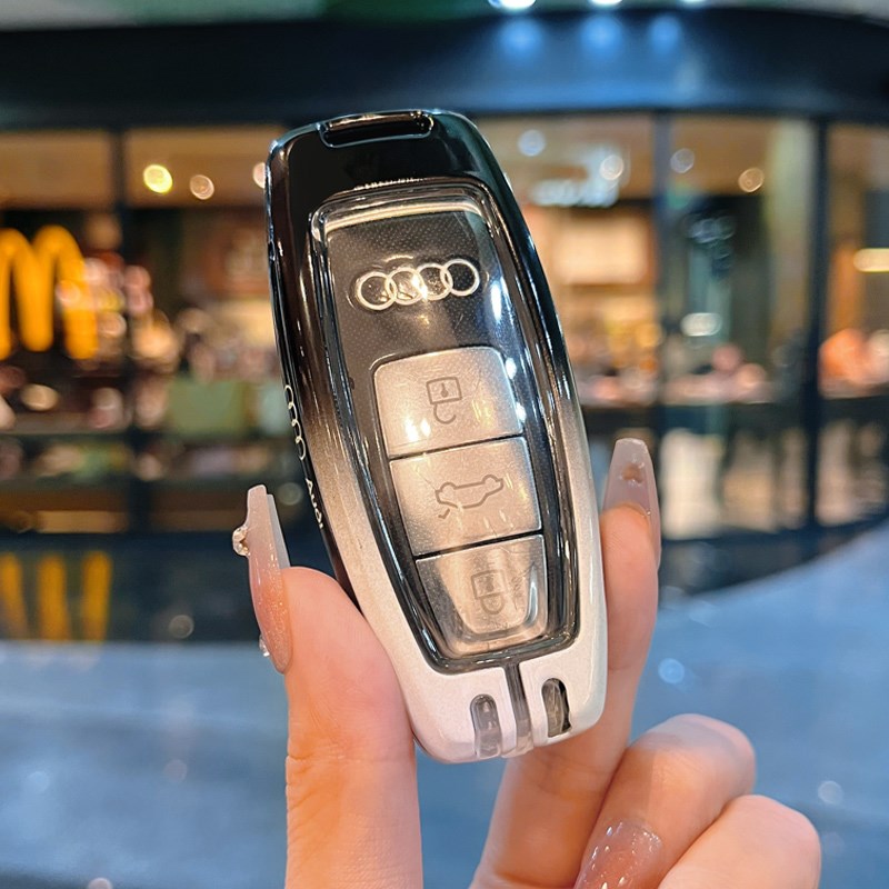 2025款奥迪a6l钥匙套a6合金q8包a4l汽a3l车qL5l专用a7壳q3扣q7女q