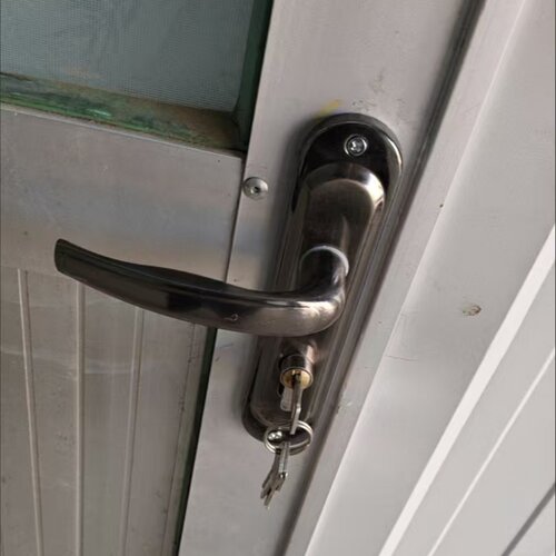铝合金通用型6030老款家用执手平开锁窄门锁室内不锈钢门锁整套