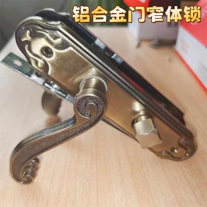 5030铝合金门锁平开门卧室卫生间执手家用锁具五金配件全套通用图片