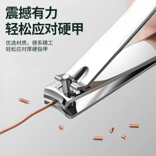 德系女士家用单个指甲钳包款 指甲剪刀套装 斜口修甲刀工具礼品