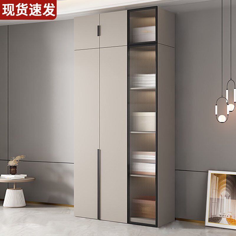 全实木衣柜c卧室家用2024新款出租房用可定制小户型儿童收纳大衣