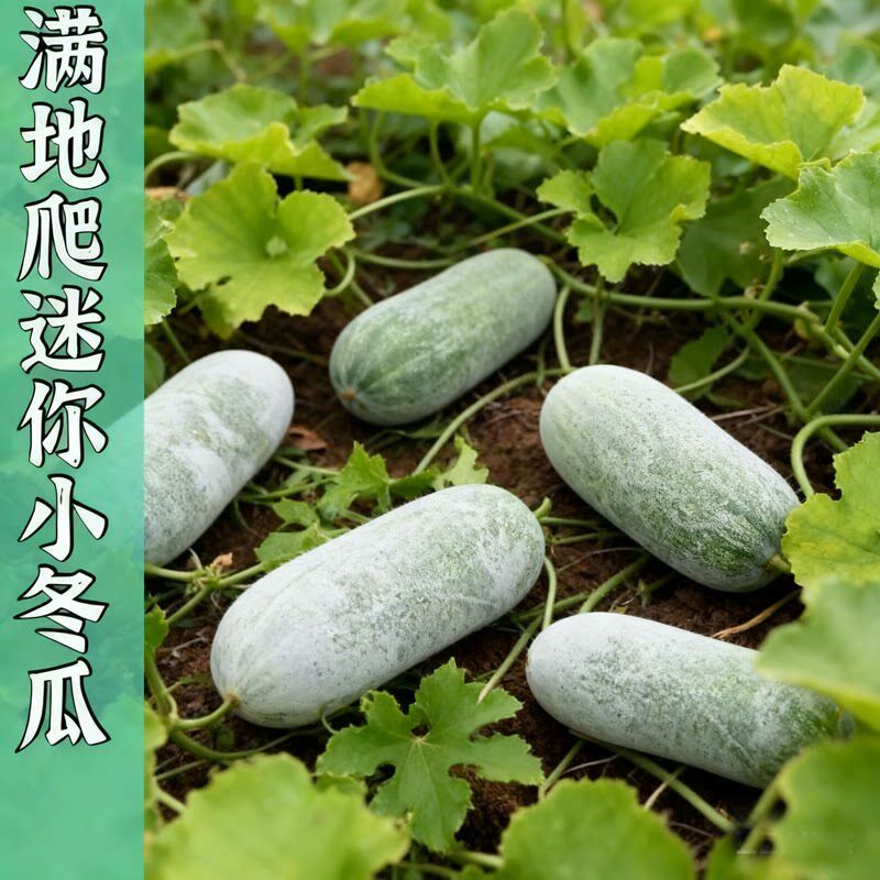 迷你满地爬白皮冬瓜种子高产