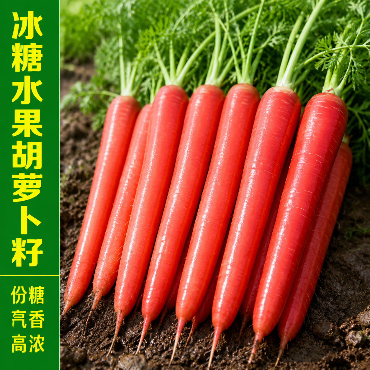 四季波玫瑰红冰糖红水果胡萝卜种