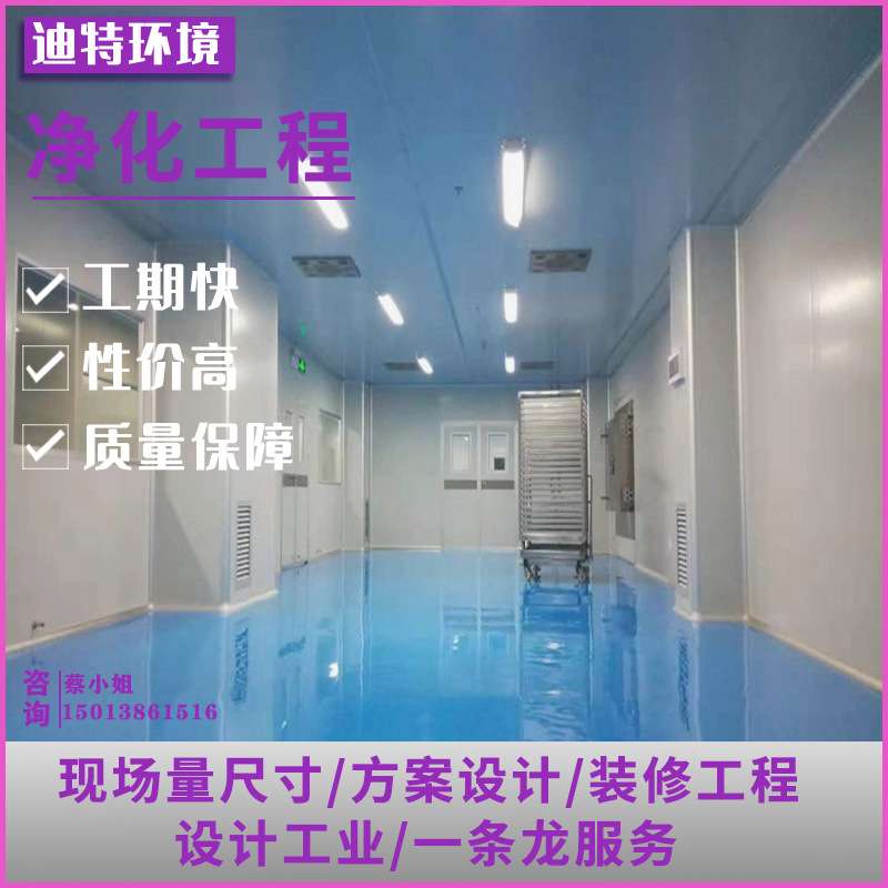 广东净化工程百级千级无尘车间无菌室实验室厂房施工无菌百级洁净