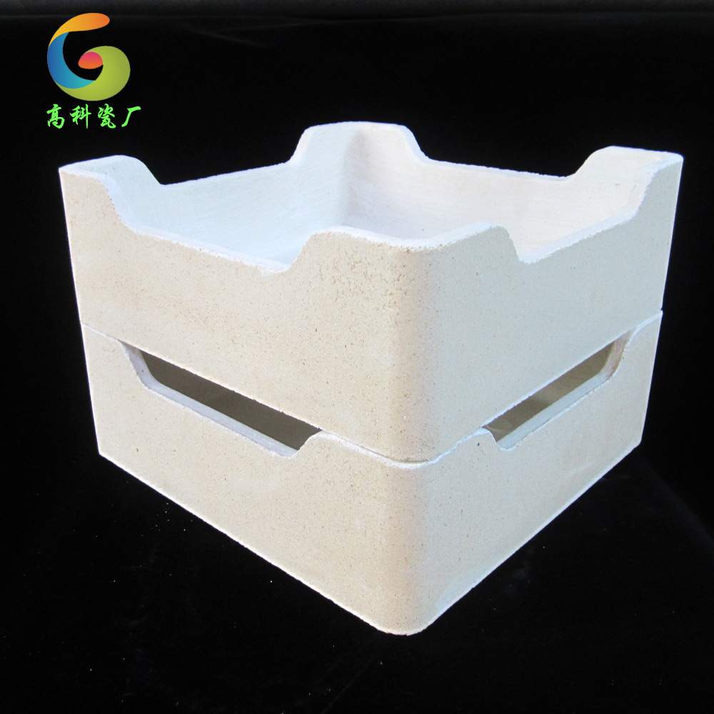 耐高温氧化锆匣钵耐火匣钵用于稀贵金属熔炼坩埚 330*330*100