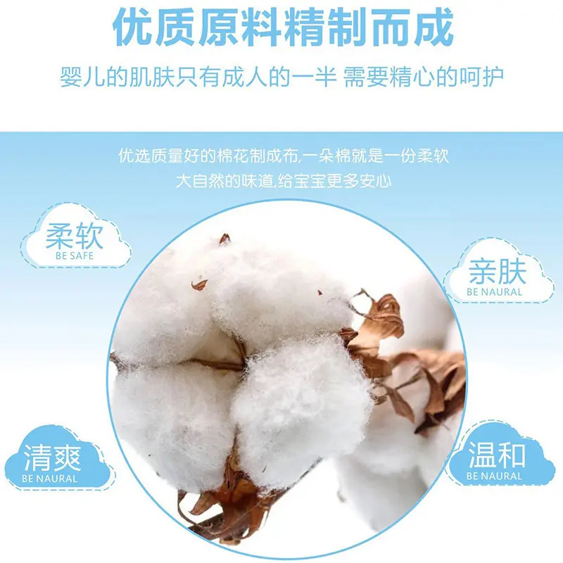 【加厚婴儿湿巾80抽】大包少儿湿纸巾 带盖新生儿宝宝手口湿巾纸