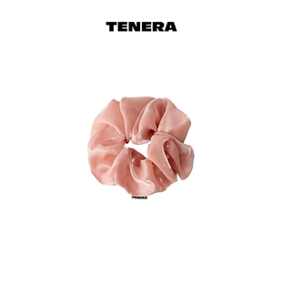TENERA芭蕾系列大腸發(fā)圈女2025新款 韓系頭繩頭花高級感