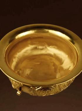 全铜聚宝盆大号如意聚财招财进宝工艺品开业送礼中式家居装饰品