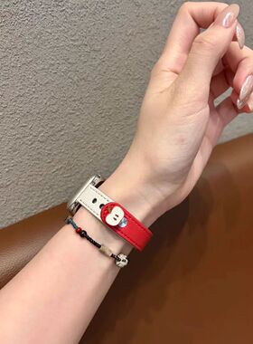 可爱卡通适用OPPO WatchSport柔软皮质X2MINI表带4pro3se女生细款