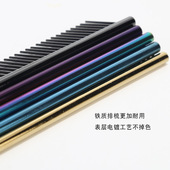 宠物用品新款 电镀不锈钢宠物梳子剃毛排梳 去浮毛宠物排梳