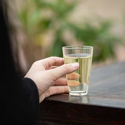 明泉茶斋透明手工玻璃茶杯加厚耐高温品茗杯家用主人杯绿茶单杯