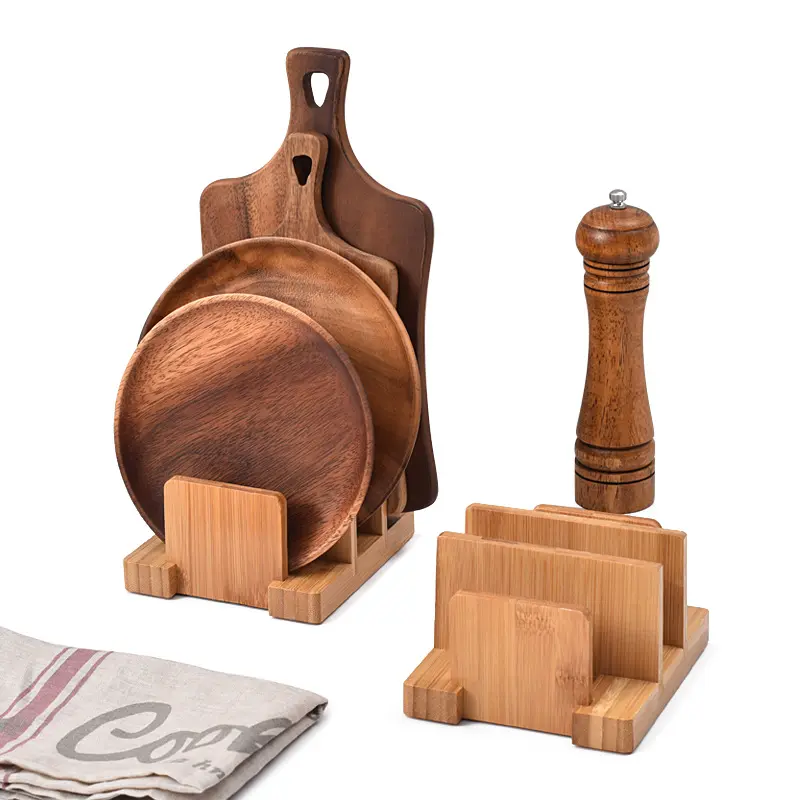 菜板置物架家用案板收纳架厨房免钉孔锅盖架砧板立式沥水架可刻字