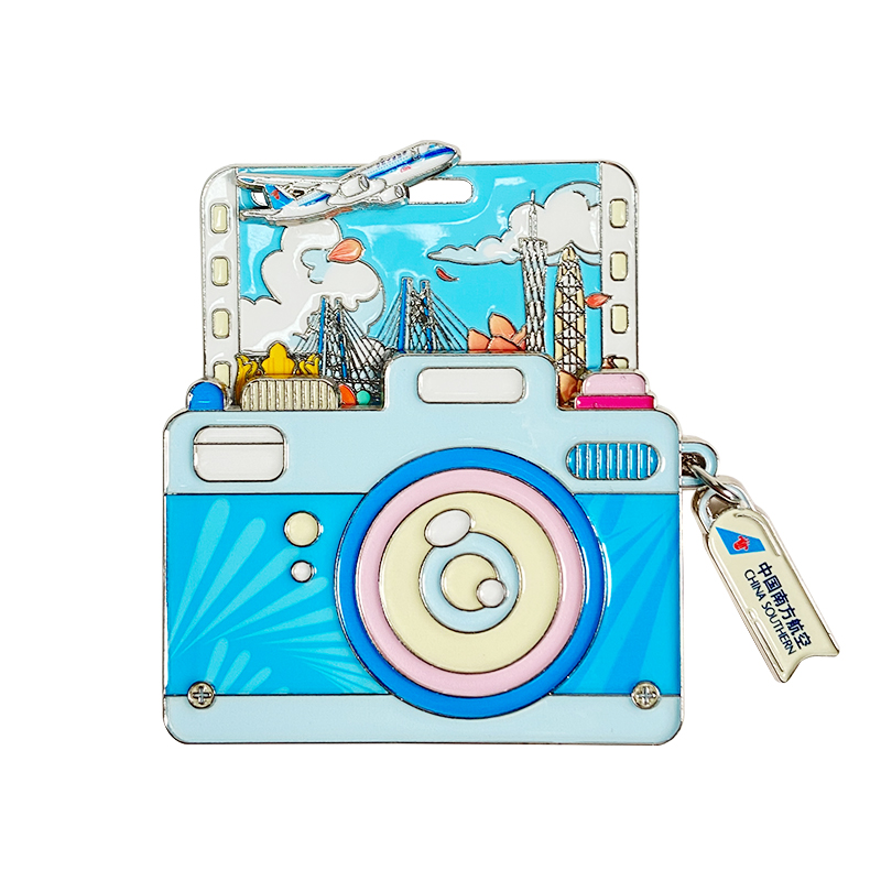 thumbnail for China Southern Airlines Cultural and Creative 15th Games, Cloud Film Camera, Refrigerator Magnet, Magnetic Film, 2025 New National Games Gifts